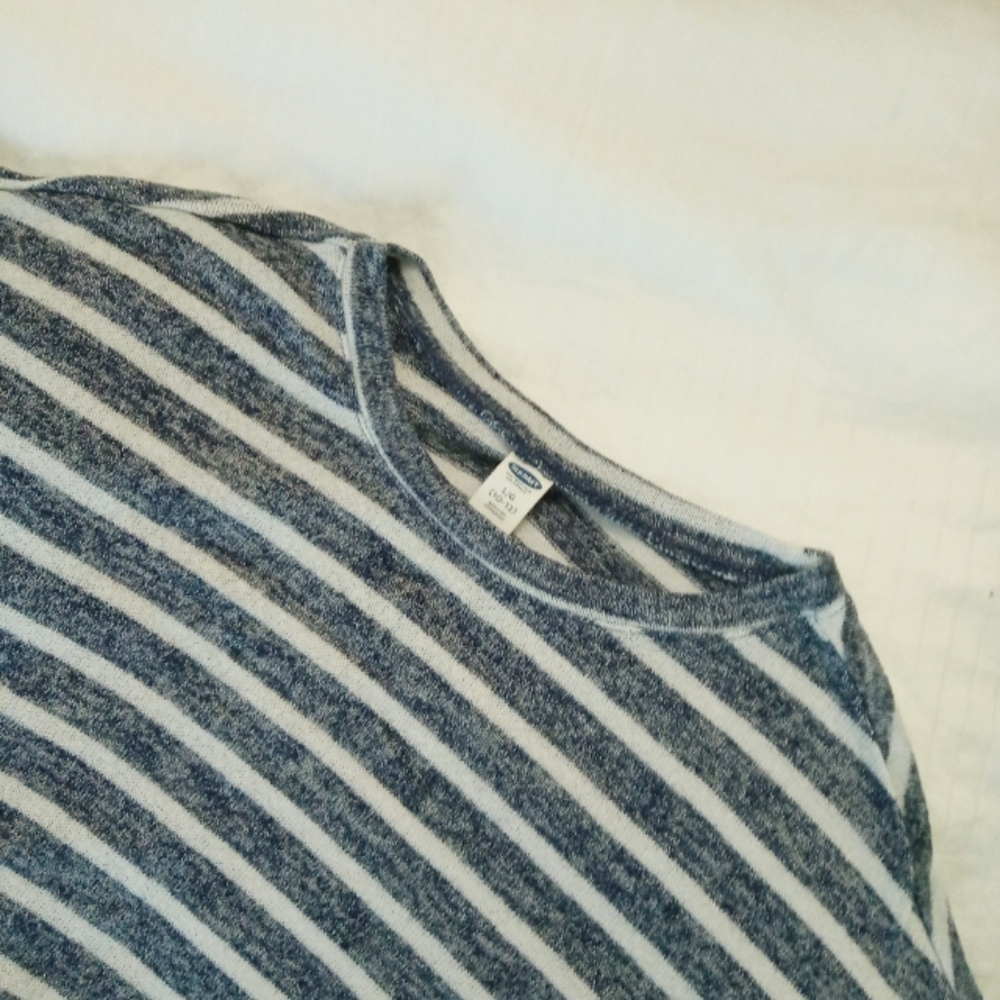 Old Navy Blue Striped Tee